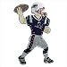 New England Patriots Animated Light Up Lawn Figure