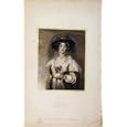 EDITORIAL PORTRAIT ANTIQUE PRINT FINE ART LADY PEEL