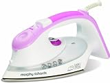 Morphy Richards Turbosteam 40636 Steam Iron Dual Zone Soleplate, Pink