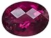 APPROXIMATELY .90CT 8X6MM OVAL CHECKERBOARD RUBELLITE TOURMALINE.