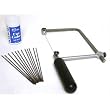 Saw Frame Adjustable+144 Blades &Cut Lube Wax