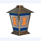 Illinois Fighting Illini NCAA Glass & Metal Candle Lantern (11)