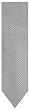 Men's Donald Trump Signature Collection Necktie Neck Tie Silk White and Silver