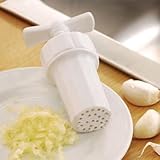 Garlic Press Crusher Presser Screw Squeeze Peeler