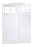 American Wood Products 848642 Carson City 36 by 42-Inch Café Door, Unfinished, 1 Pair