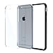 True Color Case Compatible iPhone 6s Plus Case, Crystal Clear Transparent Hybrid Cover Hard Back + Soft Slim Thin Durable Protective Shockproof TPU Bumper Cover [Ultra Clear Collection] - Black