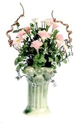 Dollhouse Miniature Artisan Flower Display