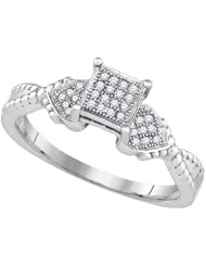 0.10CTW-DIA MICRO-PAVE RING