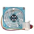 Galaxy 3-Inchx3-Inch (80mm) UV Reactive Case Fan (Blue)