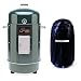 Brinkmann 852-7080-9 Gourmet Charcoal Smoker and Grill with Vinyl Cover, Green
