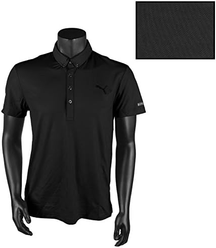 Puma Men's Lux Pattern Golf Polo Shirt, White, X-Large