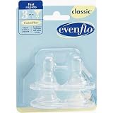 Classic Silicone Fast Flow Nipple - 4 per pack by Evenflo