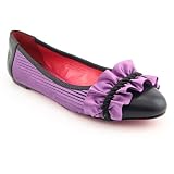 MISS CALIGARIUS Adone Flats Ballet Shoes Purple Womens