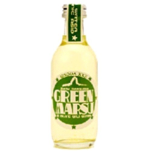 友桝饮料 绿色マースソーダ 200ml×24本 24绿