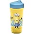 Zak Designs Toddlerific Perfect Flo Toddler Cup with the Minions, Double Wall Insulated Construction and Adjustable Flow Technology, Break-resistant and BPA-free Plastic, 8.7oz