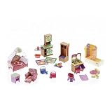 Loving Family Dollhouse Additions Gift Set Bundle: Bathroom, Laundry Room, Kid's Room