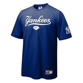 New York Yankees Nike Short Sleeve Navy Practice Tee