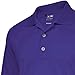 adidas Golf Men's Solid Polo Jersey, Night Flash/Black, X-Large
