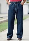 KingSize Big & Tall Full Elastic Waist Baggy Jeans