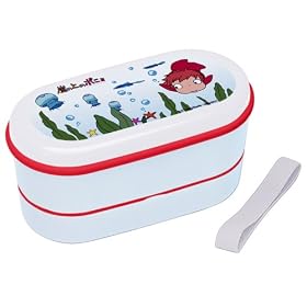Ponyo Sur La Falaise - Bo�te � Bento Ovale 2 niveaux