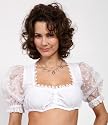 Trachten DIRNDLBLUSE B7080 weiss Dirndl Kleidung