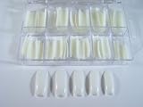 100 V-Tips amerikanische Form, naturfarben in Tip-Box