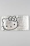 *The Extras The Hello Kitty Long Python Snap Wallet in Silver,Accessories for Women