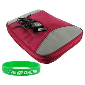 Acer Aspire AS1410-2954 11.6-Inch Netbook Carrying Bag (Tag 2-Tone Red / Grey)