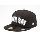 Men's New Era Green Bay Packers Draft 59FIFTY? Structured Fitted Black Hat 7 1/2