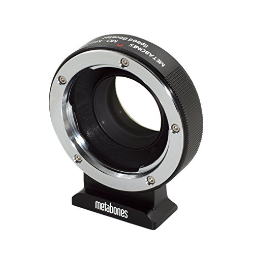 Metabones Minolta MD to Micro 4/3 Speed Booster, Matte-Black