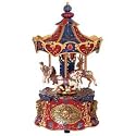 Merry-Go-Round Jeweled Music Box