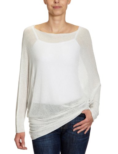 rich&royal Damen Pullover, 21q110, Gr. 40 (L), Beige (white sand) Preisvergleich