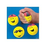 Goofy Smile Face Relaxable Balls, Set of Two