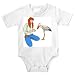 41e6S0TQXaL. SL75  Onesie with body, individuals, feeding, individual, crane, humans, woman, person, stork, human, persons, people, bird