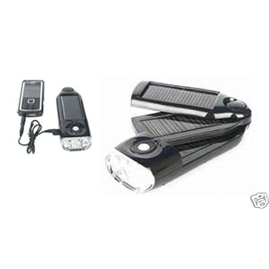 Flashlight Solar Power LED and Charger for Mobile Phones! by 