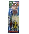 Wolverine Toothbrush - Marvel Xmen Travel Toothbrush With Mini Figurine And Cap