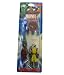 Wolverine Toothbrush - Marvel Xmen Travel Toothbrush With Mini Figurine And Cap