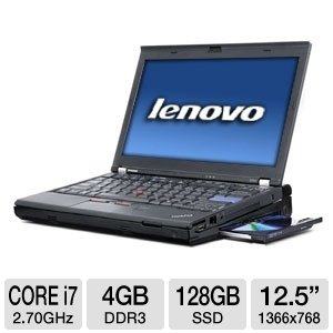 Thinkpad X220 - Intel- Core I7 - 2620M - 2.7 Ghz - DDR3- Ram: 4 Gb - 128 Gb - Dv
