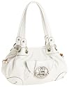 KATHY Van Zeeland Icing Nappa Ring Shopper,White,one size