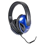 Syba OG-AUD63041 NC-1 Blue Cobra Headphone with In-line Microphone, Blue