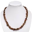 Handmade Pink & Green Malachite Bead Necklace