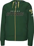 Dallas Stars -Green- Women's Dazzle Trim Hooded Sweatshirt