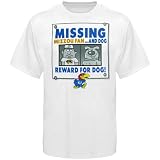 NCAA Kansas Jayhawks White Reward for Dog T-shirt (XXX-Large)