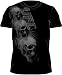 UFC Ultimate Fighting Championship Triple Skulls Black T-shirt Tee