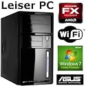 #4051 Silent Office / Multimedia PC mit Windows7 Home Premium 64 | Quad-Core! AMD FX-Series FX-4100 Turbo 4x3.7 GHz | 8GB RAM DDR3 PC1333 | 1000 GB HDD | ASUS M5A78L-M USB3 | AMD Radeon HD3000 1024MB mit DVI/HDMI | W-LAN | 22x Samsung DVD-Brenner | CardReader | 7.1 Sound | GigabitLAN