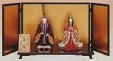 ひな人形 【真多呂】木目込 古今立雛・本金立雛 東宮立雛 b102の画像
