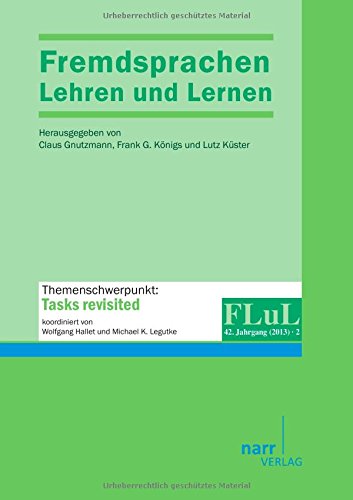 Fremdsprachen Lehren und Lernen 2013 Heft 2