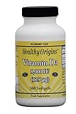 Healthy Origins 5000 IU Vitamin D3 Liquid Gels - Pack of 360