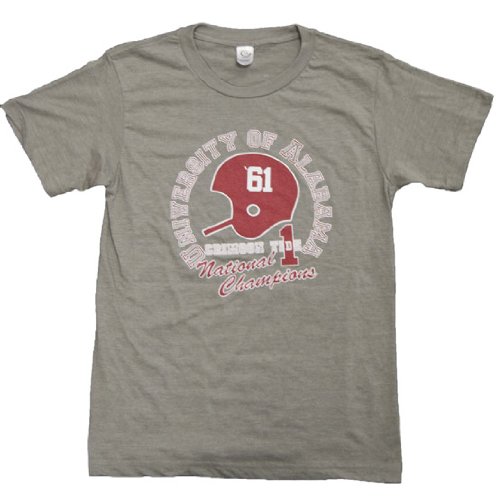 Buy 1961 Alabama Crimson Tide National Champions Short Sleeve T-Shirt