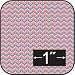 1:24 Scale French Bargello Blueberry Cotton Fabric-for Dollhouse Miniatures